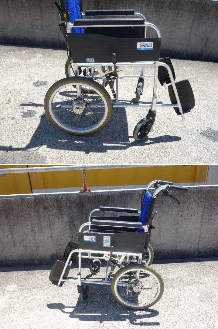 K▼ミキ 車椅子 車いす 介助型 BAL-2 (38668)