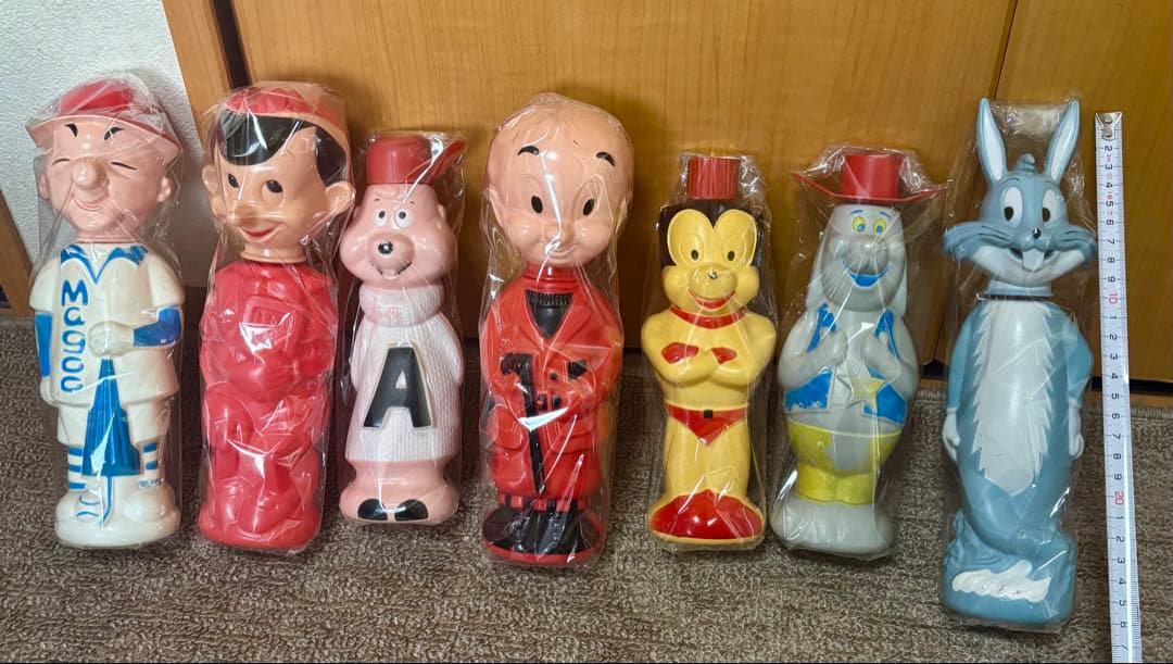 60's USA ヴィンテージ ソーキーボトル7体セット バラ売りOK