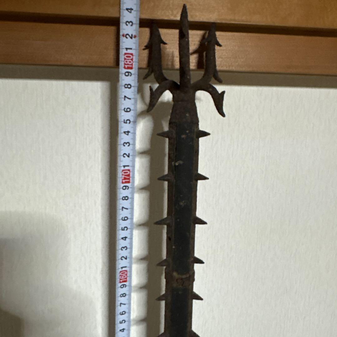 模造刀　模造槍　袖搦　そでがらみ　棍棒　骨董品　武具　レトロ　江戸時代　捕縛