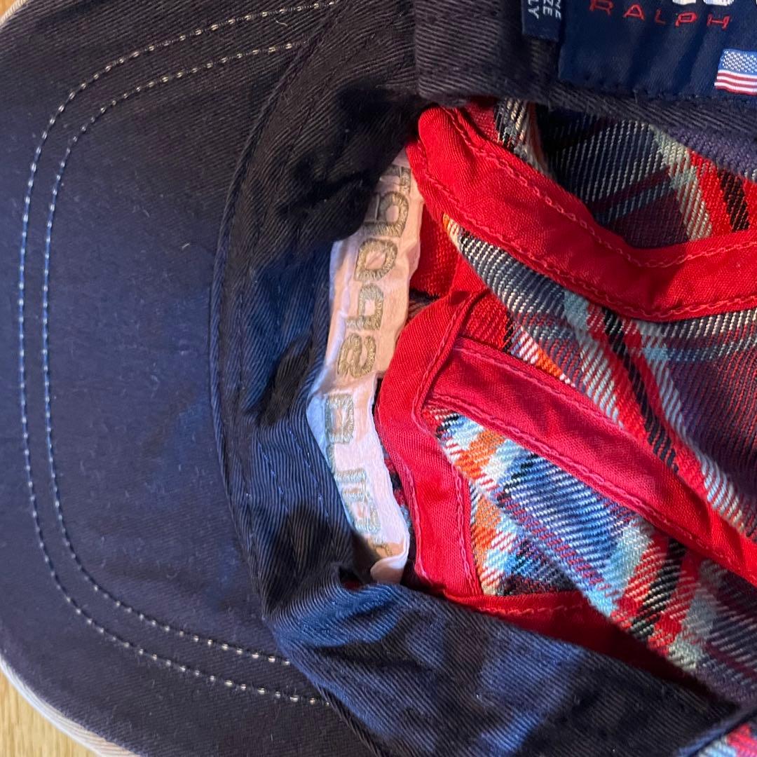 キャップ　5パネルキャップ　ヴィンテージキャップ　ポロスポ　90s