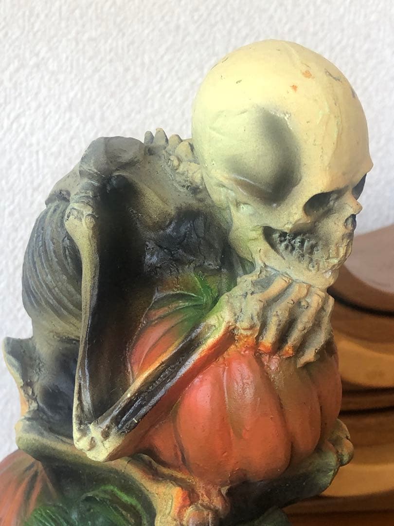 ビンテージ　スカル　髑髏　骸骨　ハロウィン　死神　50s モンスター　レトロ