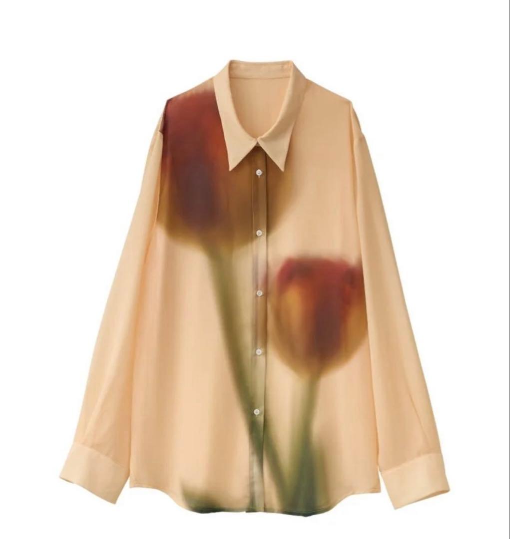 KnuthMarf フラワープリンシアーシャツS