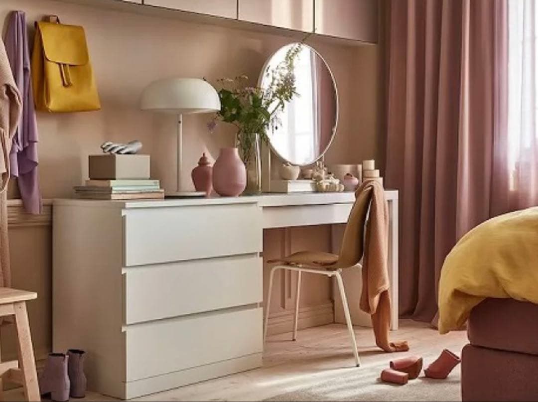IKEA マルム　ドレッサー　ホワイト
