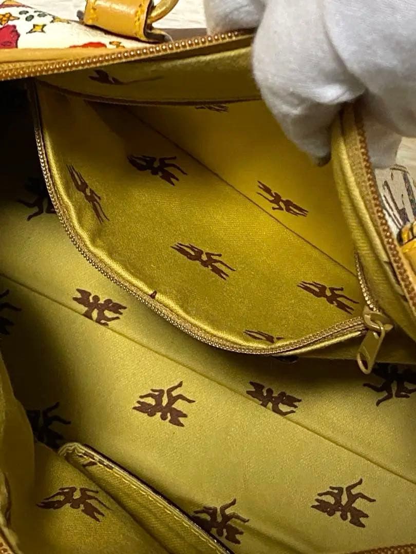 Piero Guidiマジックサーカス　ハンドバッグ　ボストン　PVCレザー美品