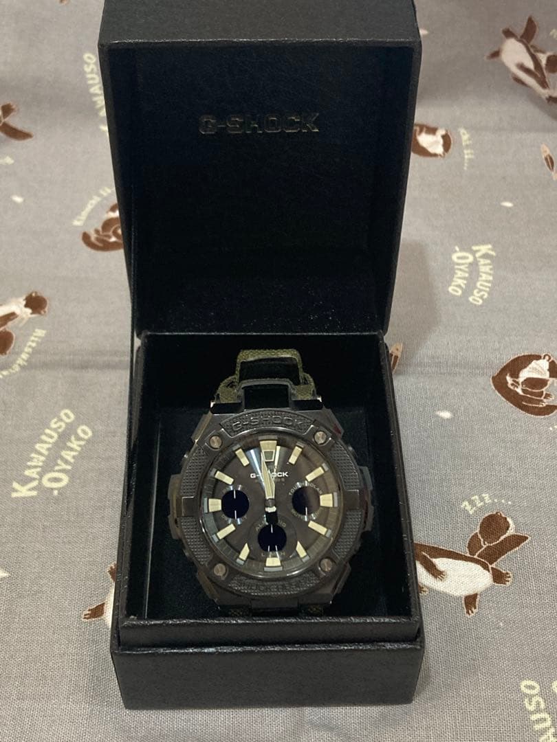 CASIO G-SHOCK GST-W130BC-1A3JF ブラック/グリーン