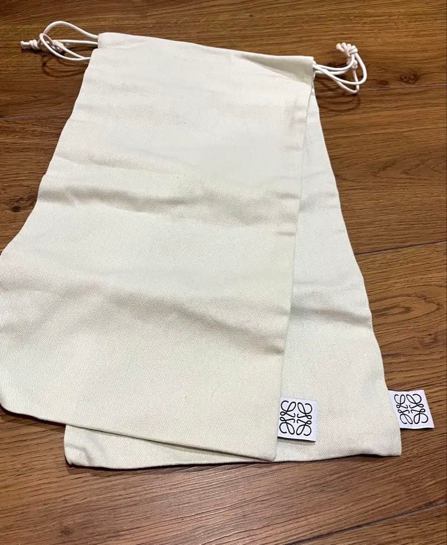 LOEWE ロエベ レザーフラットサンダル 38 ブラック