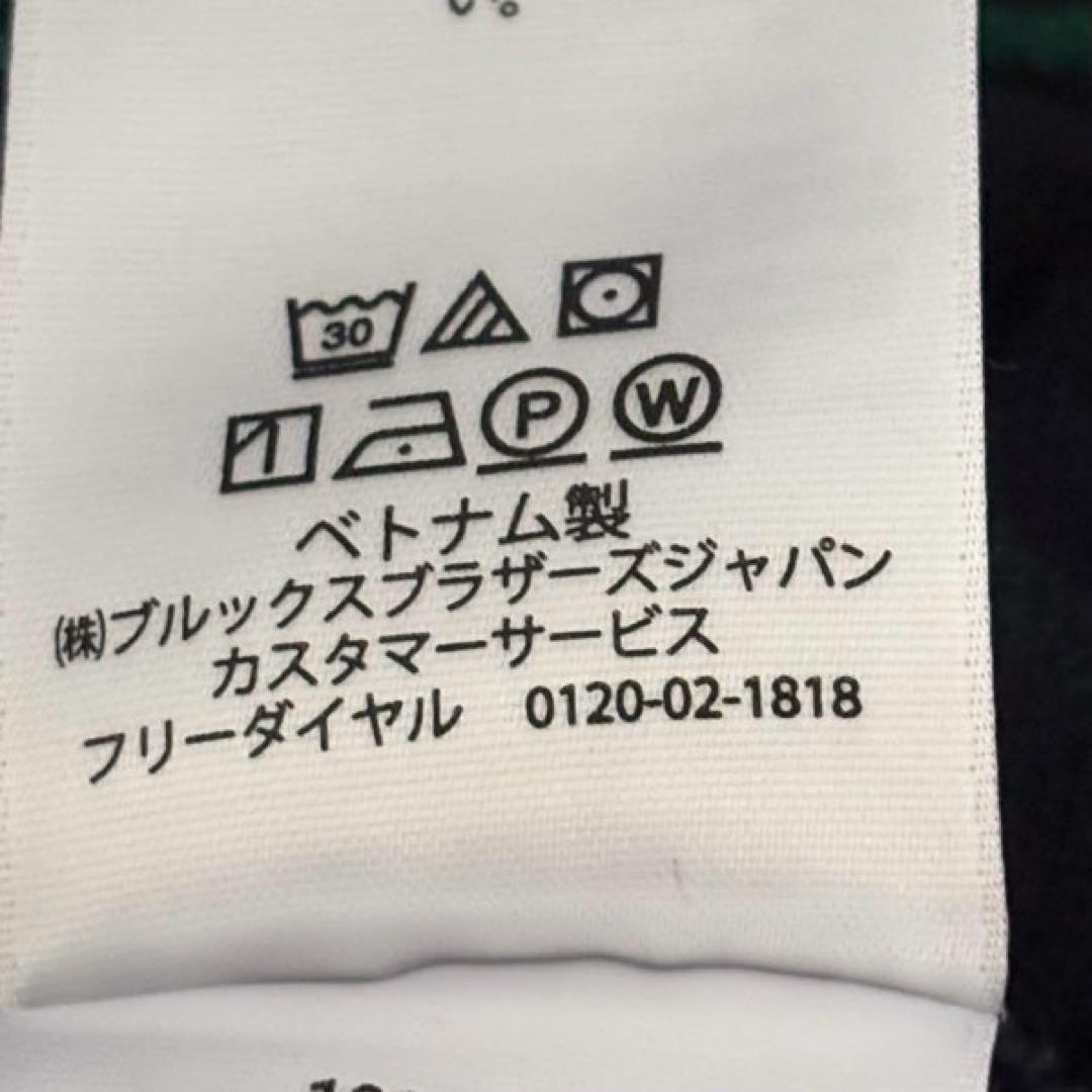 Brooks Brothers コットンピケ プリントポロシャツS