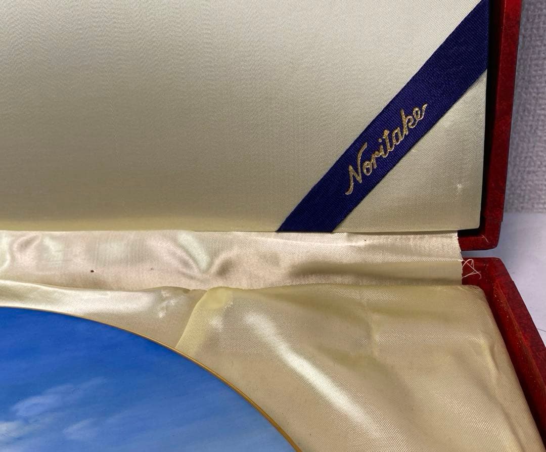 ノリタケ 飾り絵大皿 ヴンテージ 絵柄 当時のノリタケの森？