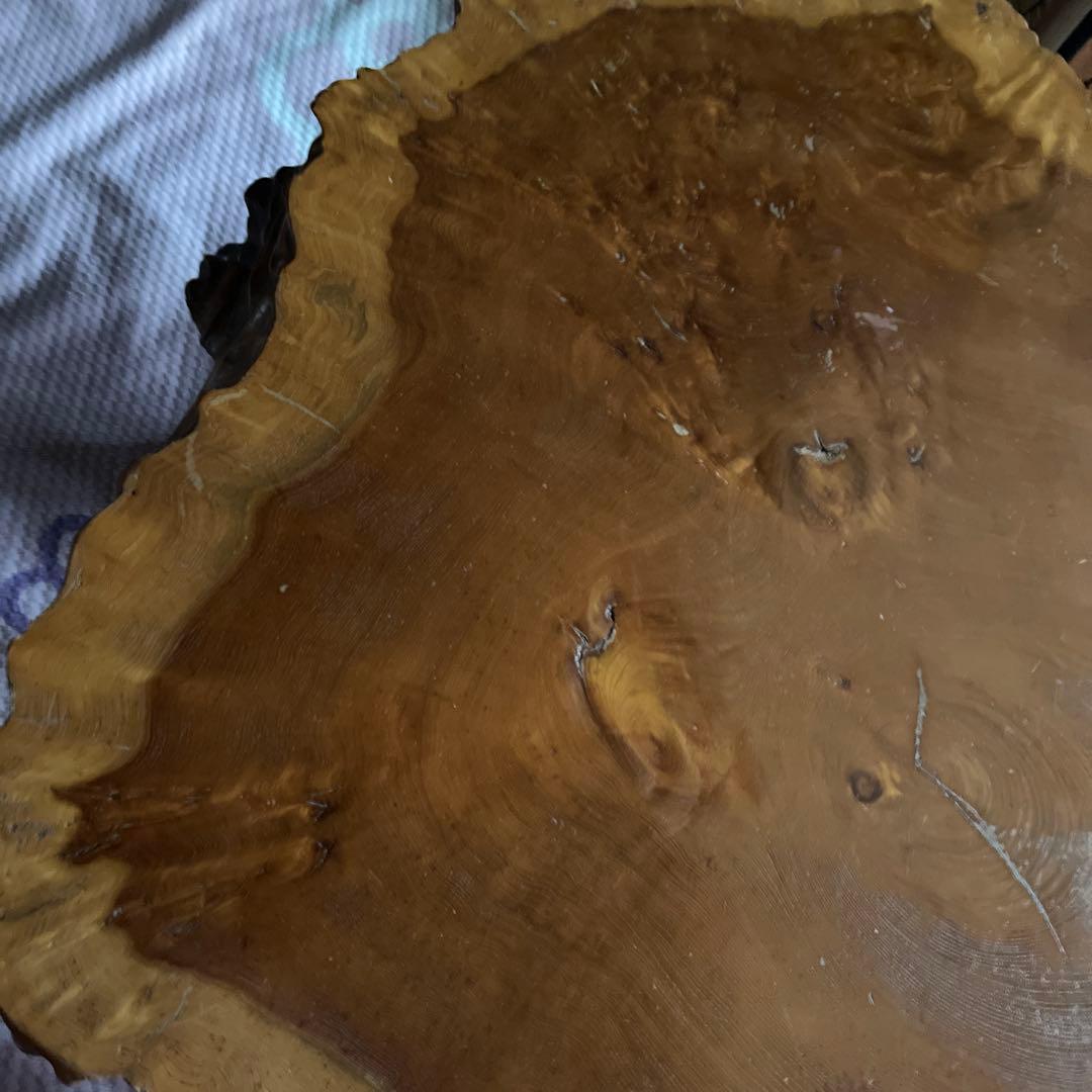 天然木製座卓 昭和レト写真追加しました