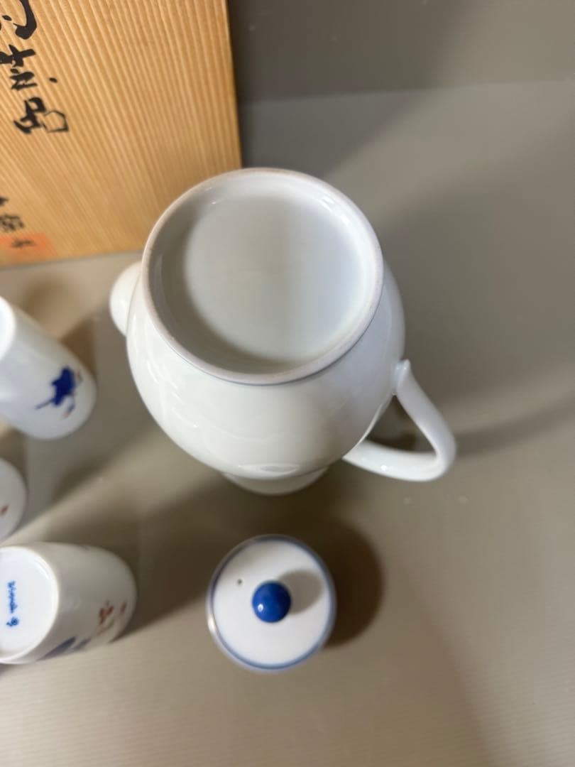 2370 香蘭社　オールド　1950年代　茶器セット　ティーポット1客　湯呑5客