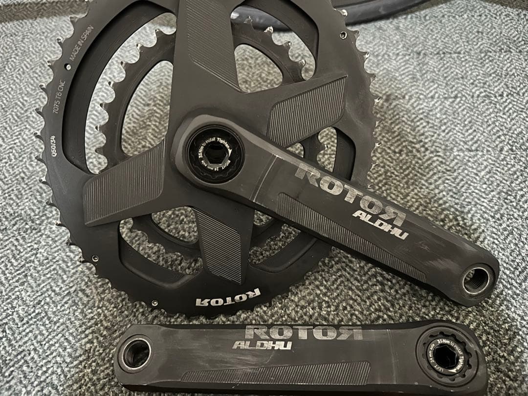 週末限定価格　ROTOR ALDHU クランクセット