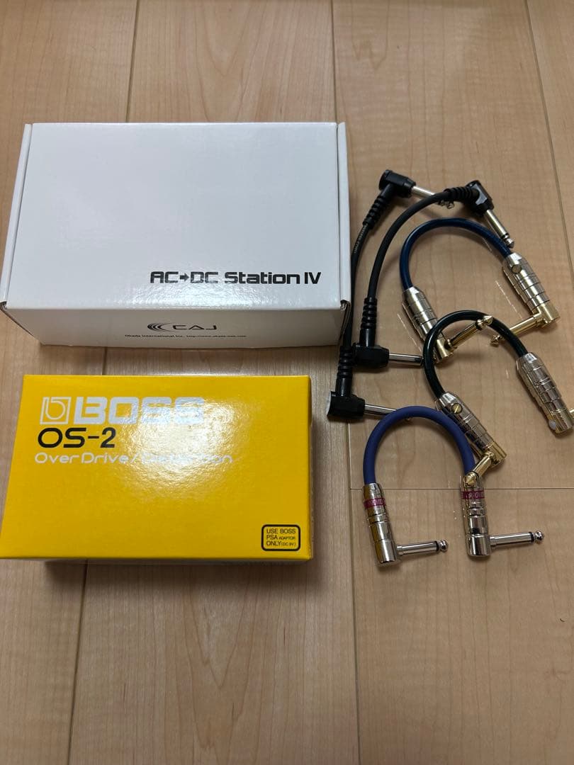 【箱付き】BOSS OS-2 、CAJ AC/DC Station IV