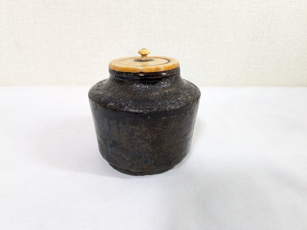 肩衝茶入 時代物 茶道具