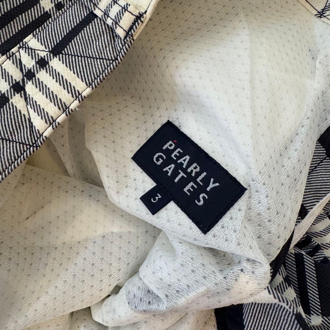 パーリーゲイツ ナイロンストレッチ ロゴジャガード 中綿パンツ 3