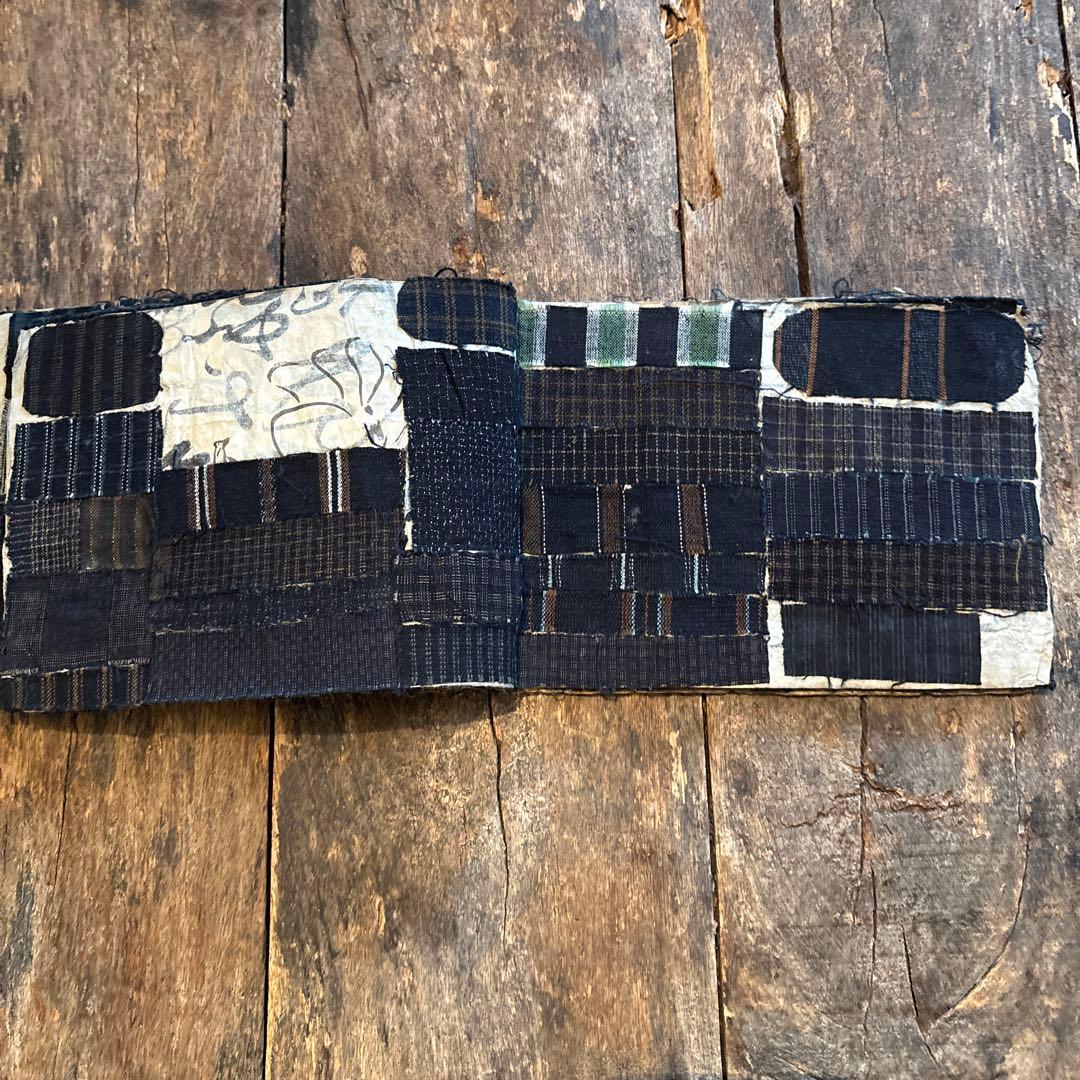 SALE⏬希少◆縞帳　古布　縞　襤褸