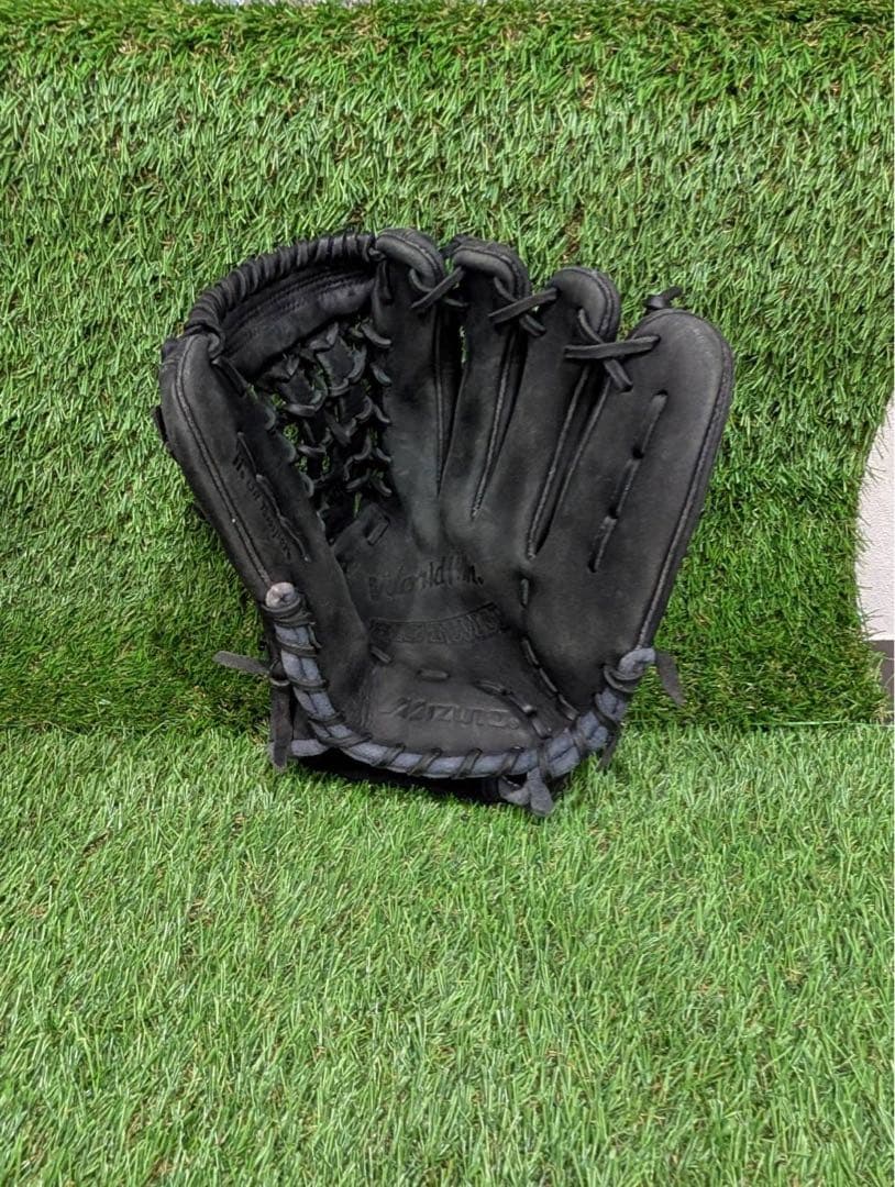 野球グラブ　グローブ　一般軟式大人用　外野手用　ミズノ　ワールドウィン　高橋由伸
