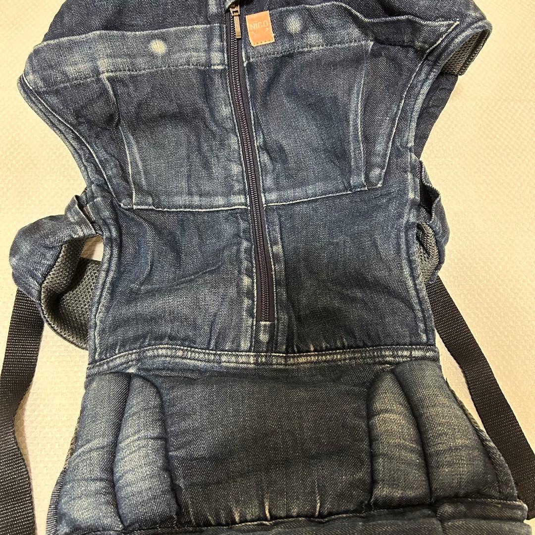 CUSEBERRY/キューズベリー/NICO/おんぶ抱っこ紐/デニムブルー