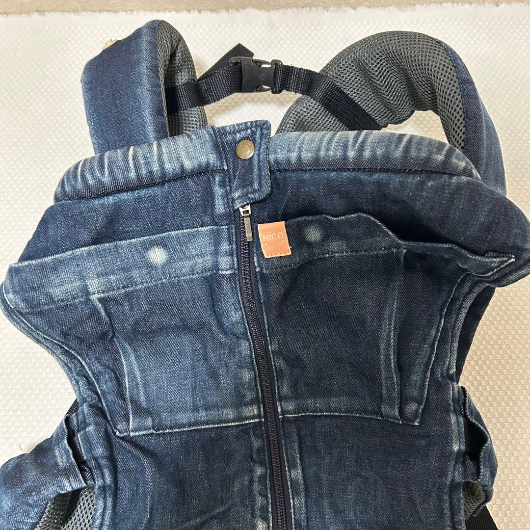 CUSEBERRY/キューズベリー/NICO/おんぶ抱っこ紐/デニムブルー