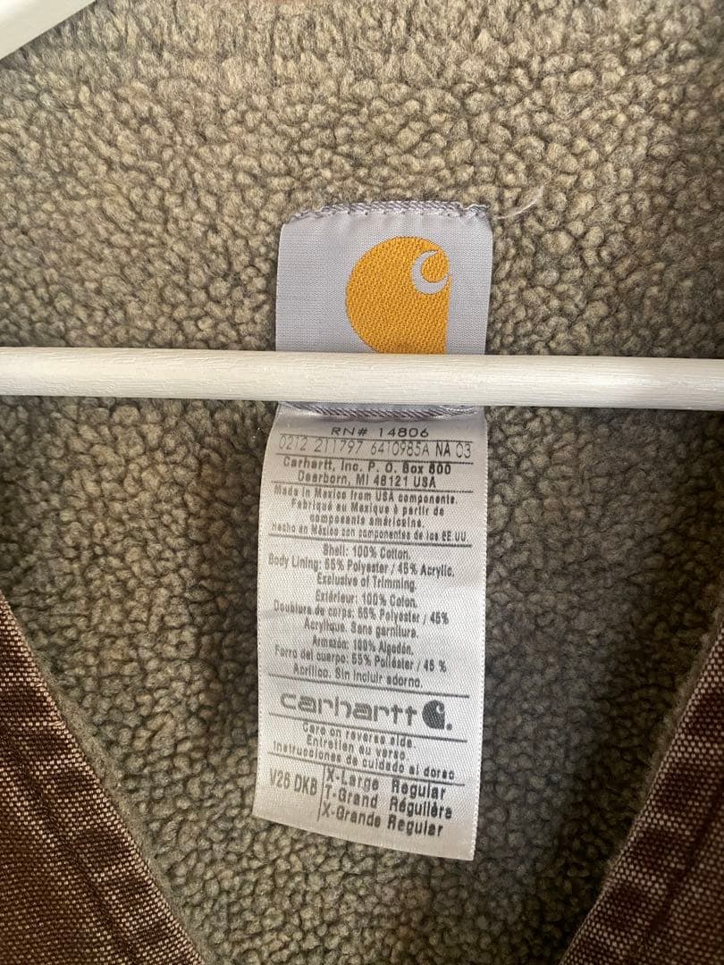 【年明け大放出セール！】Carhartt ダックベスト ボアライナー