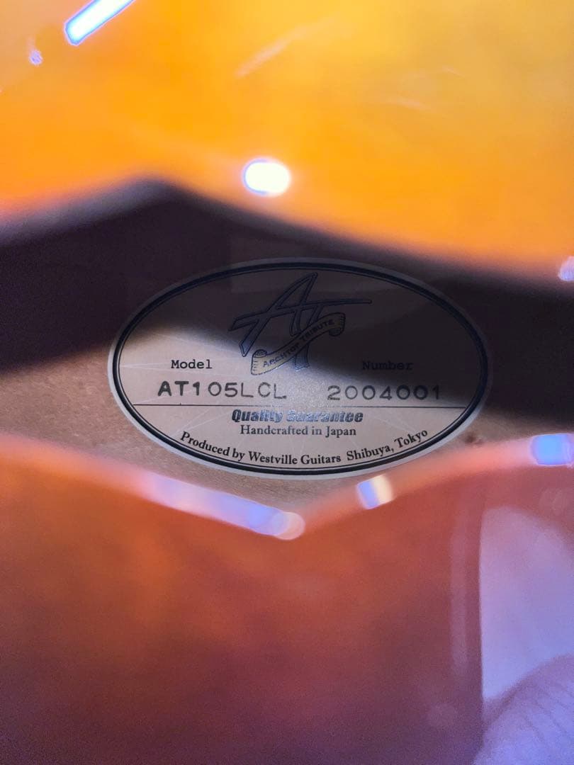 Archtop Tribute AT105 レフティ【美品】