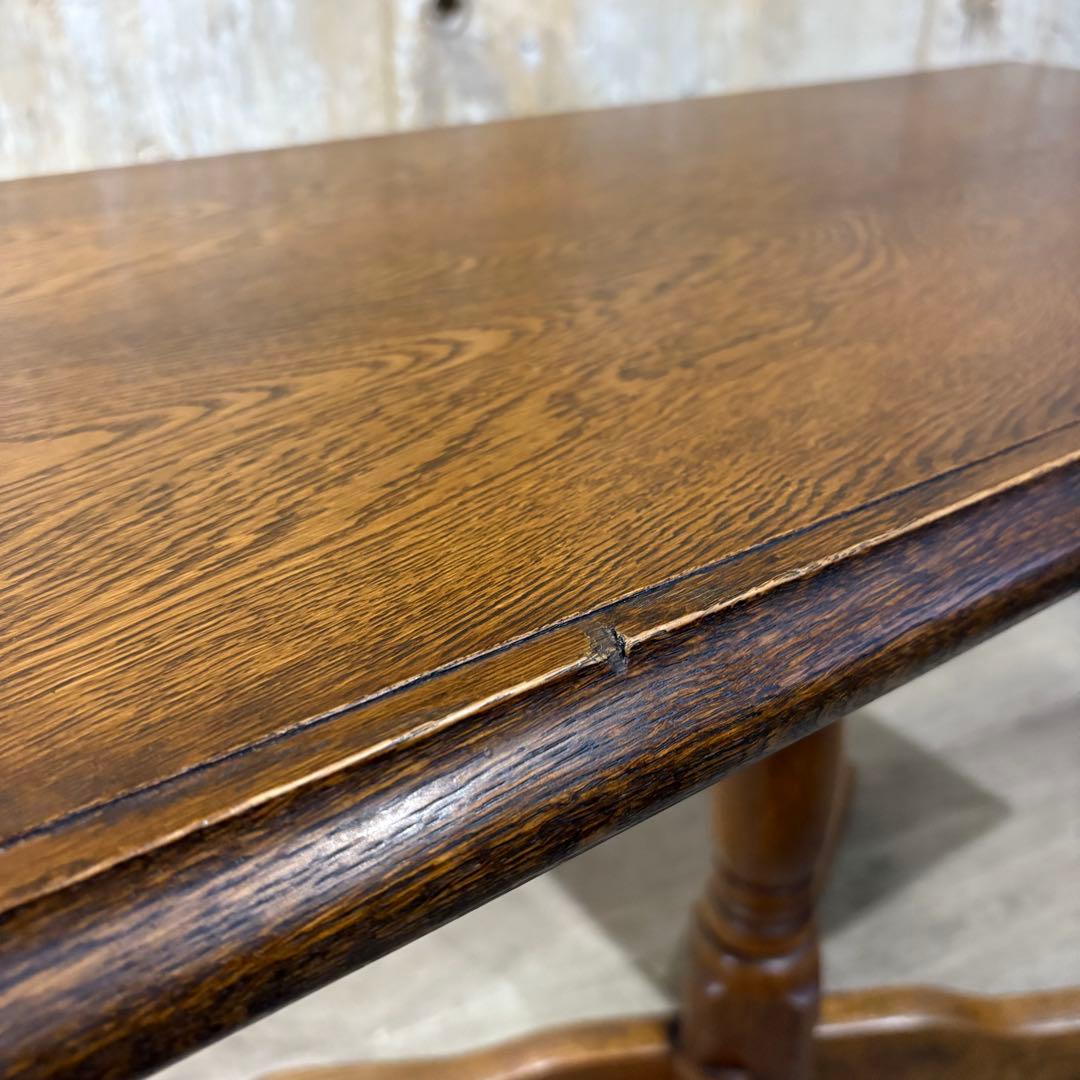 カフェテーブル　センターテーブル　オーク材　②