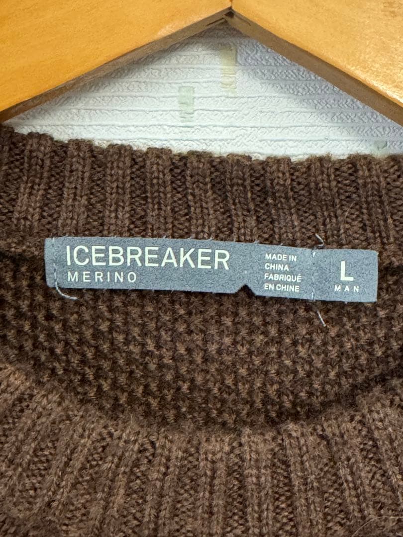 ICEBREAKER ウールニット L ブラウン