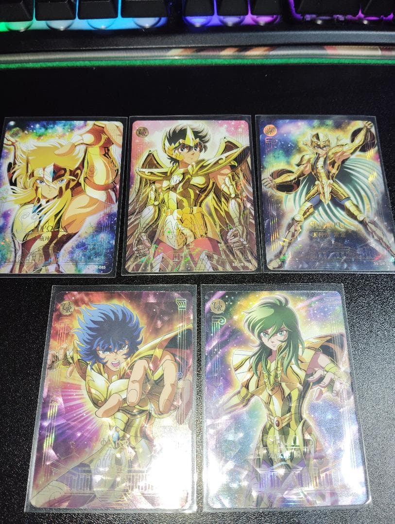 聖闘士星矢 黄金聖闘士 12枚+5枚URセット トレーディングカード 海外公式