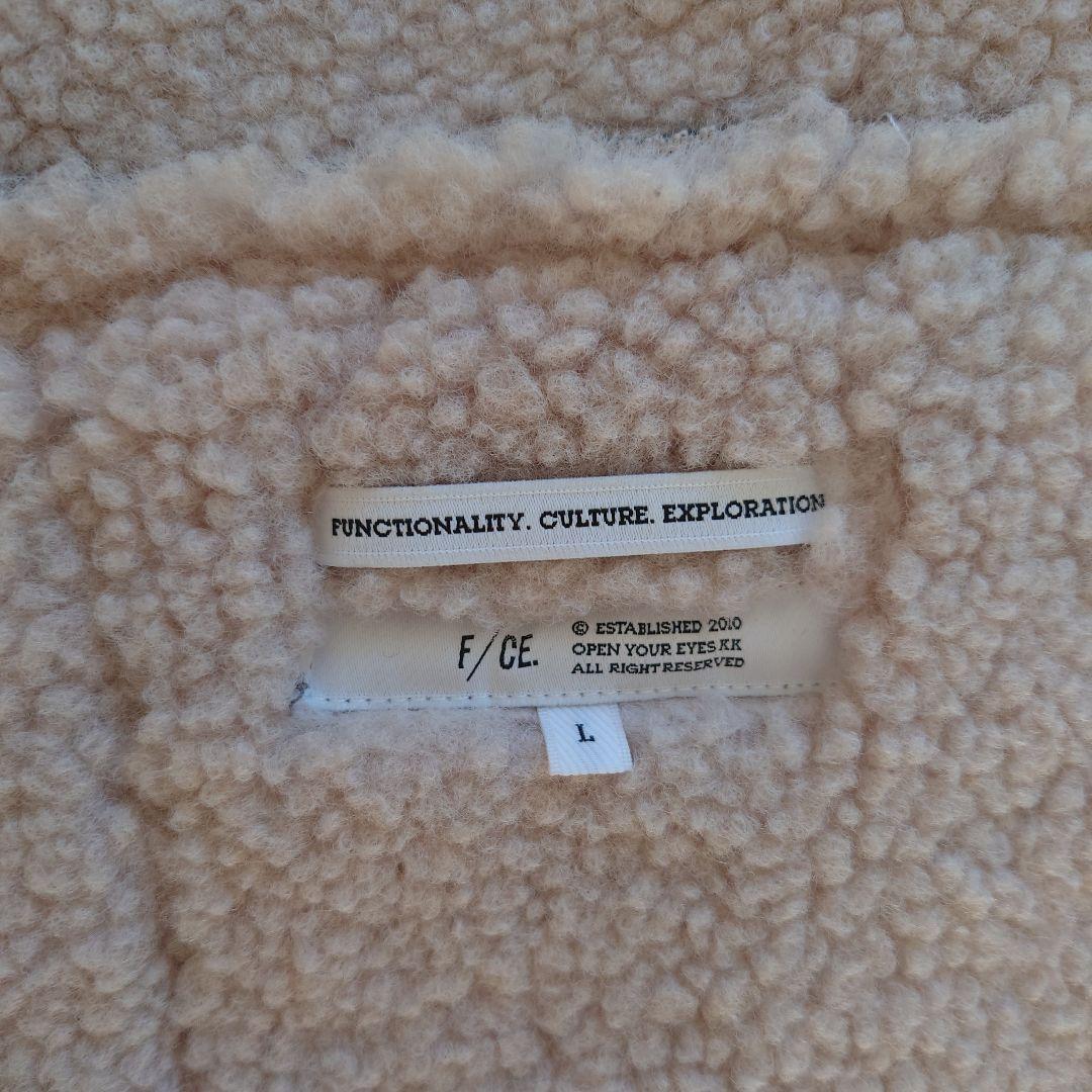 【新品】F/CE. FAUX SHEARLING VEST ムートン Lsize