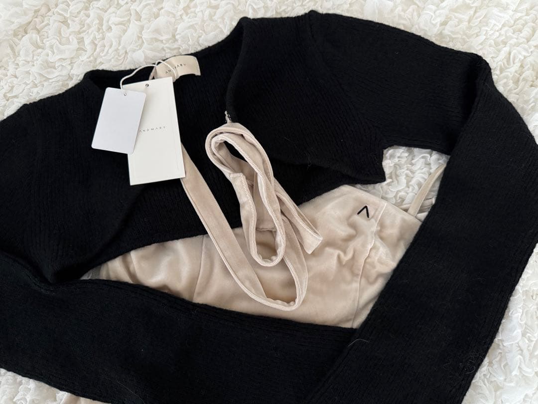 新品 タグ付きAnita ribbon mini dress定価以下