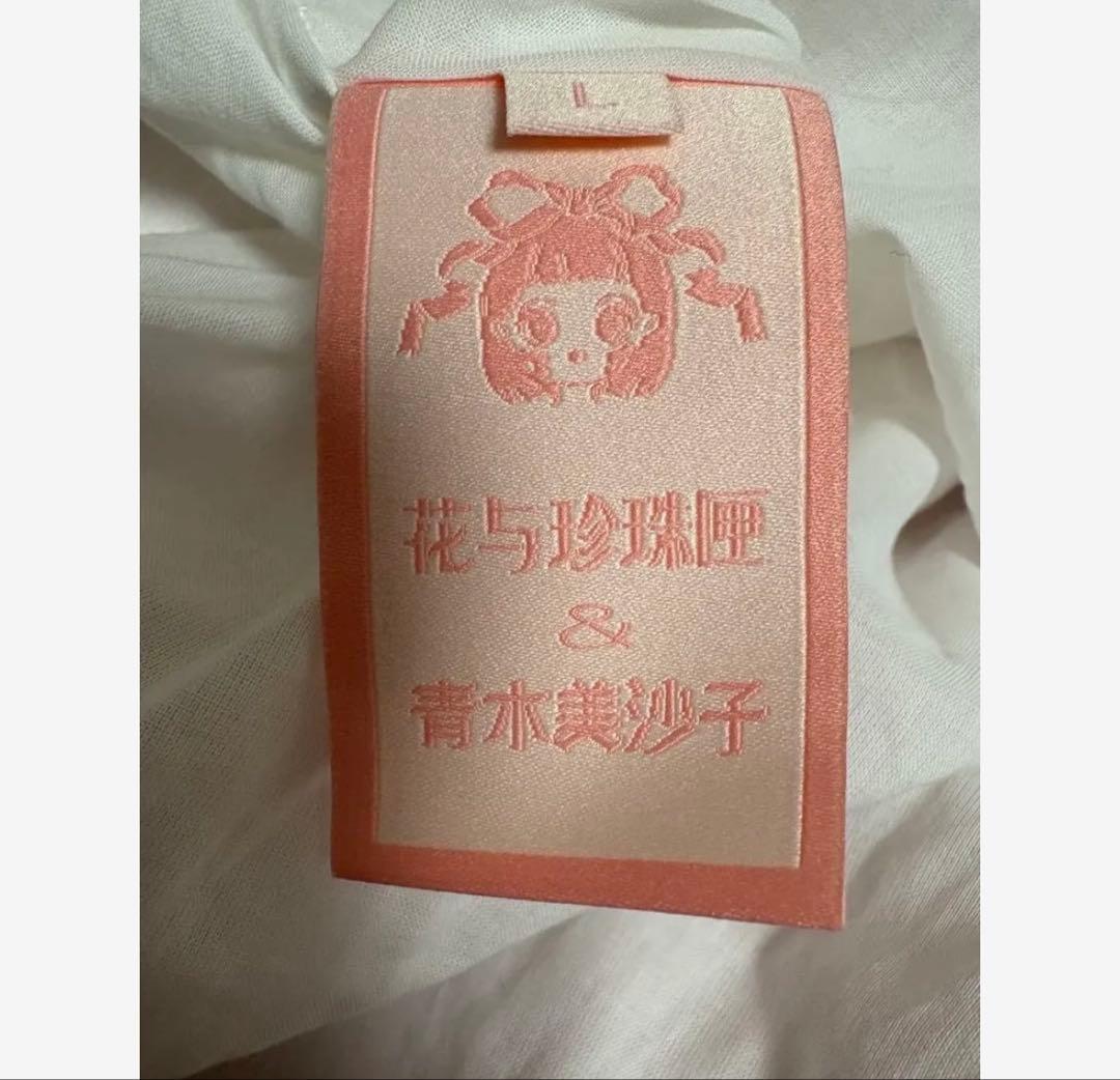 青木美沙子　花与珍珠匣コラボワンピース Lサイズ