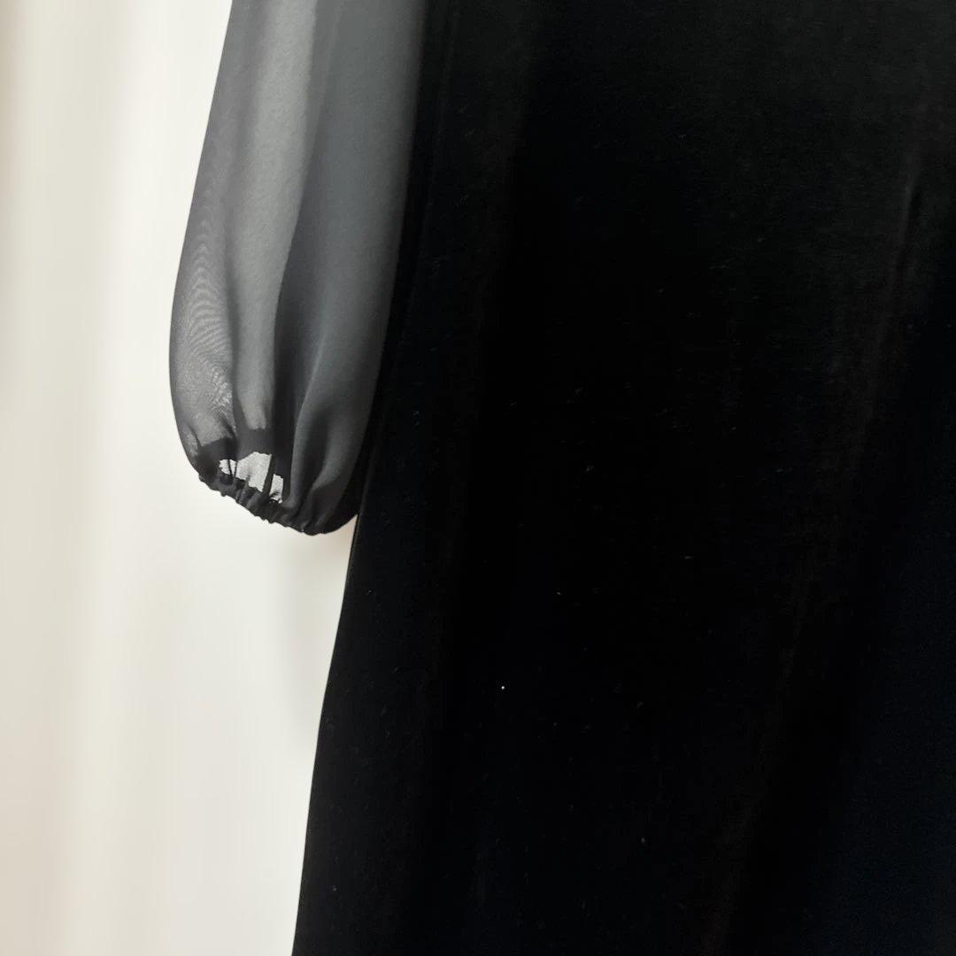 FOXY VELVET NOIR ブラックワンピース38