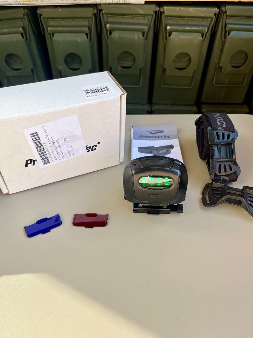 米軍放出未使用品アメリカ製 Princeton4色 タクティカル ヘッドランプ②