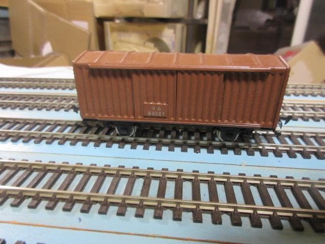 有蓋貨物列車セット （ワム系）HOゲージ（金属製・カツミ/エンドウ/つぼみ堂製）