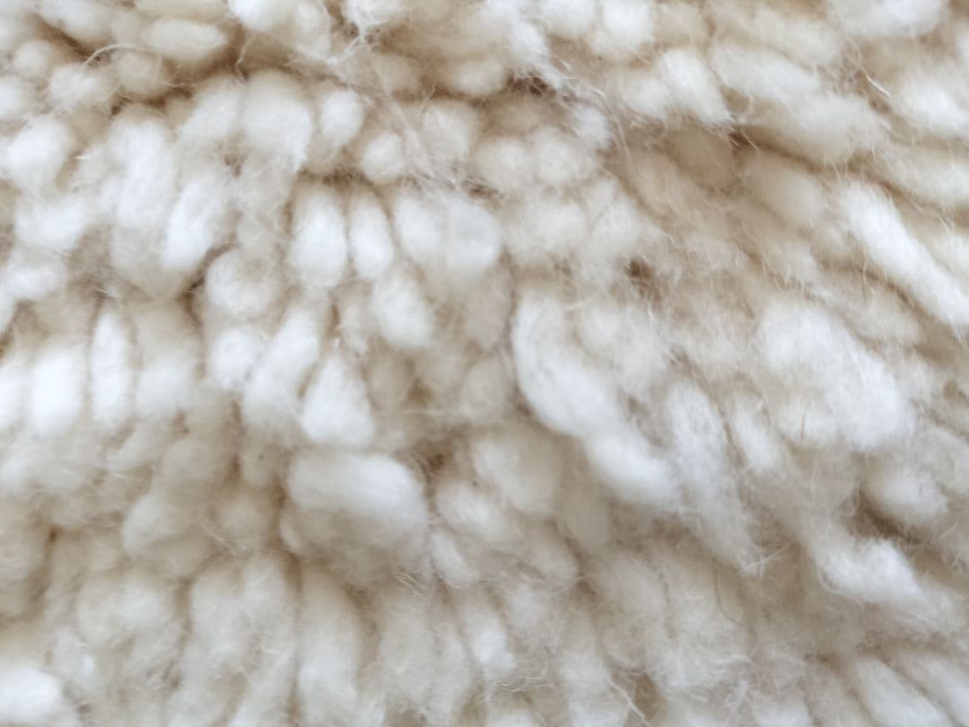 超大判/新品/アイボリーベース縦横ライン平織りマスタードイエロー No.615