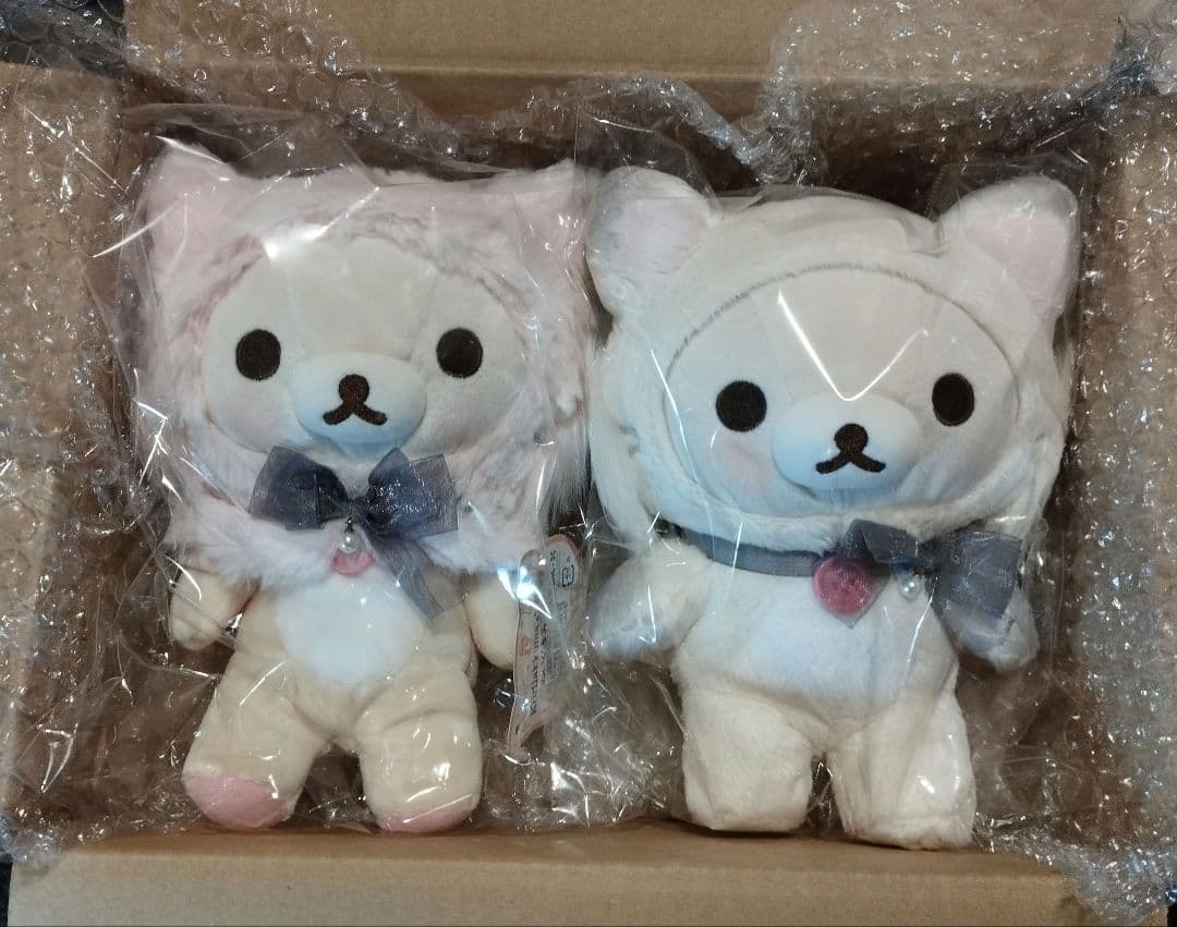 コリラックマぬいぐるみセット　紙タグ・ノベルティ付