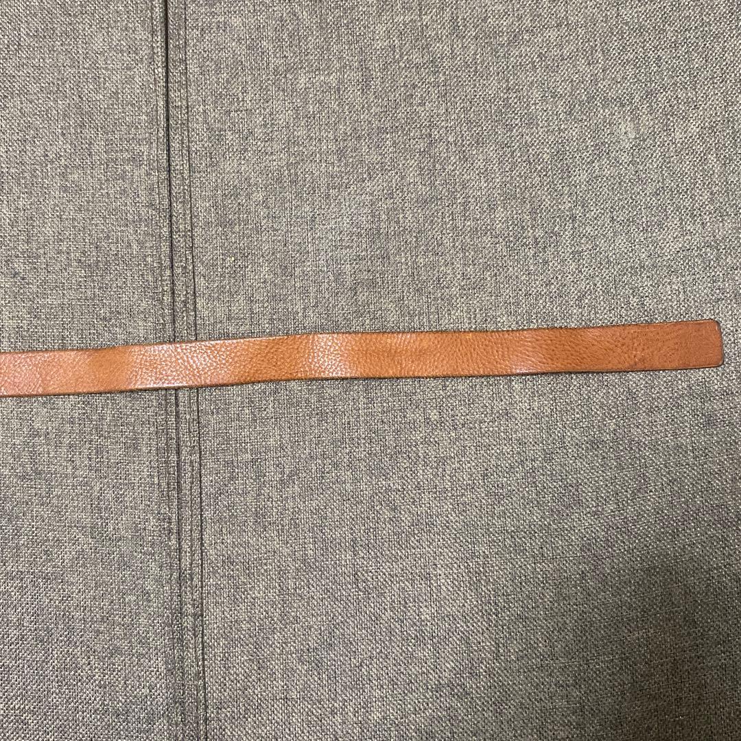 minä perhonen ミナペルホネン　ブラウンレザーベルト