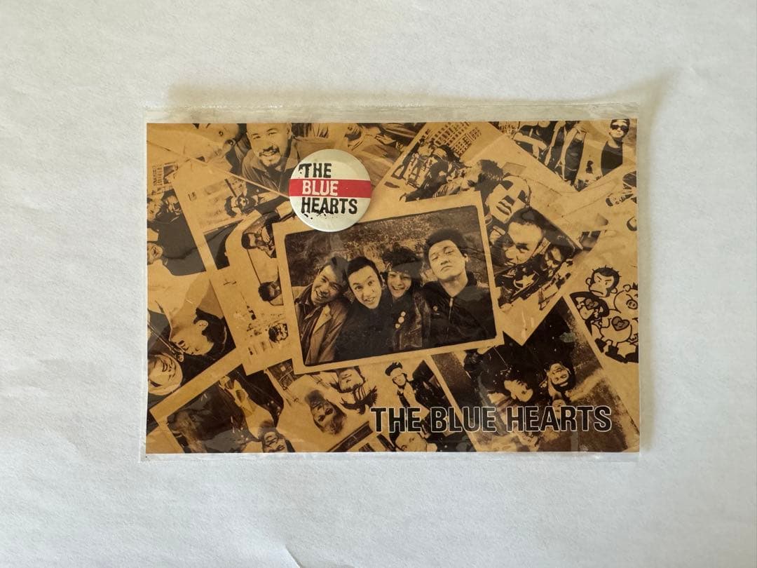 【非売品】ブルーハーツ集団　解散号付録  ピンバッチ&生写真風カード【袋付き】