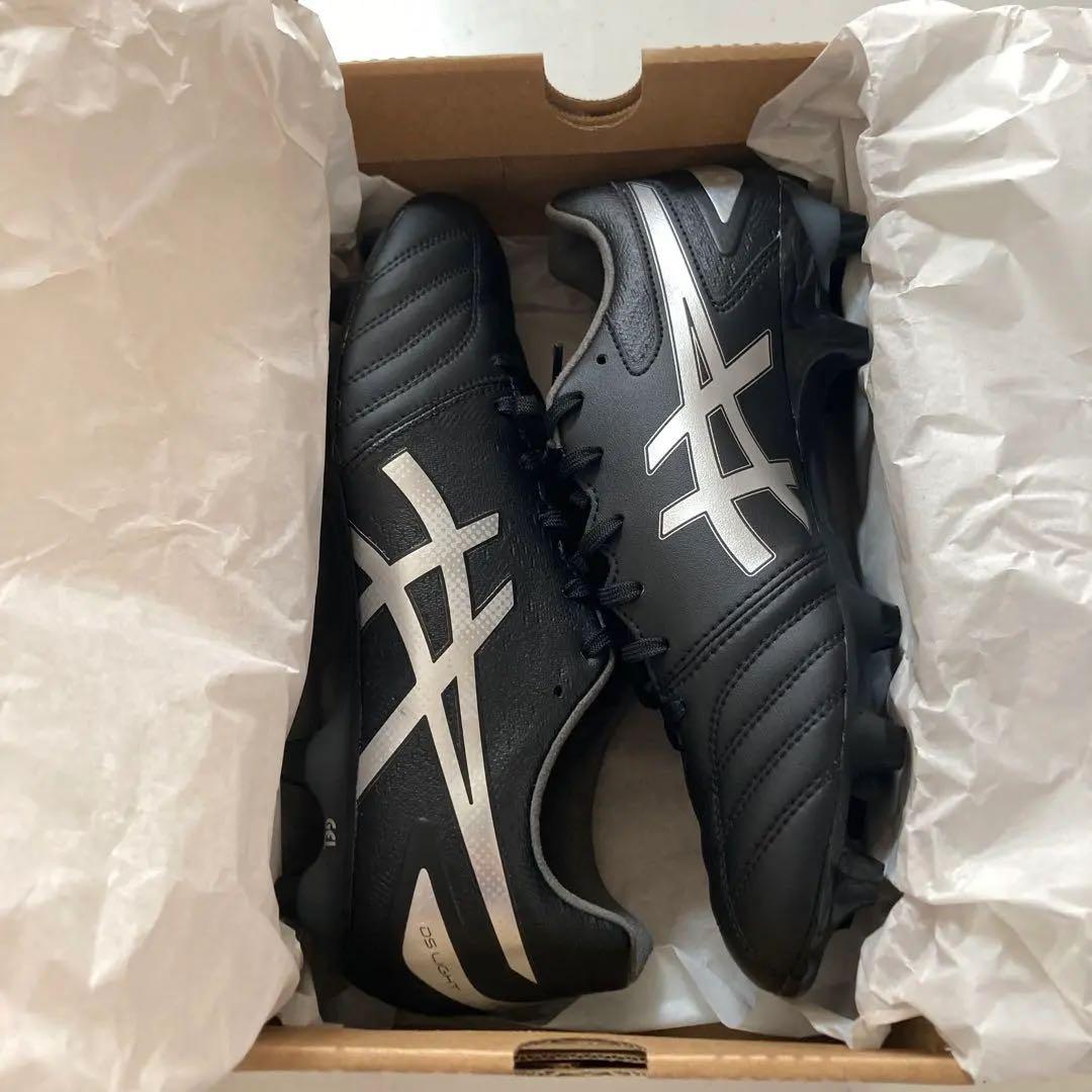 新品 ASICS DS LIGHT スパイク （ブラック×シルバー） 26cm