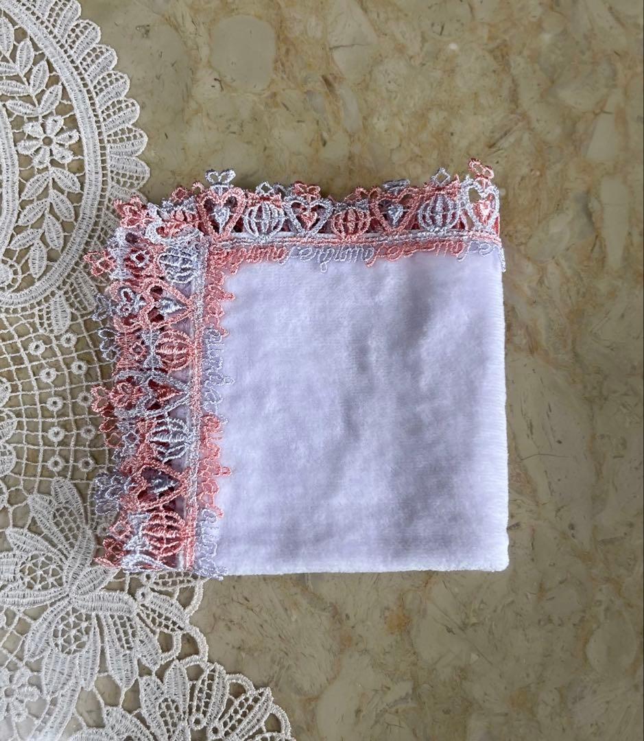 近沢レース　パフューム　ハンカチ　パープル　限定色　香水　タオルハンカチ　レア