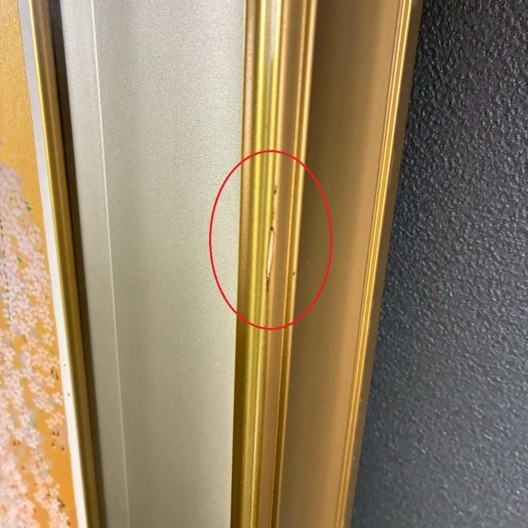 美品 中島千波「久遠寺の瀧桜」シルクスクリーン 大作 直筆サイン・落款有 名画