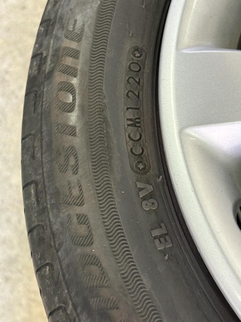 ムーヴキャンバス 純正タイヤホイールセット 155/65R14 ブリヂストン