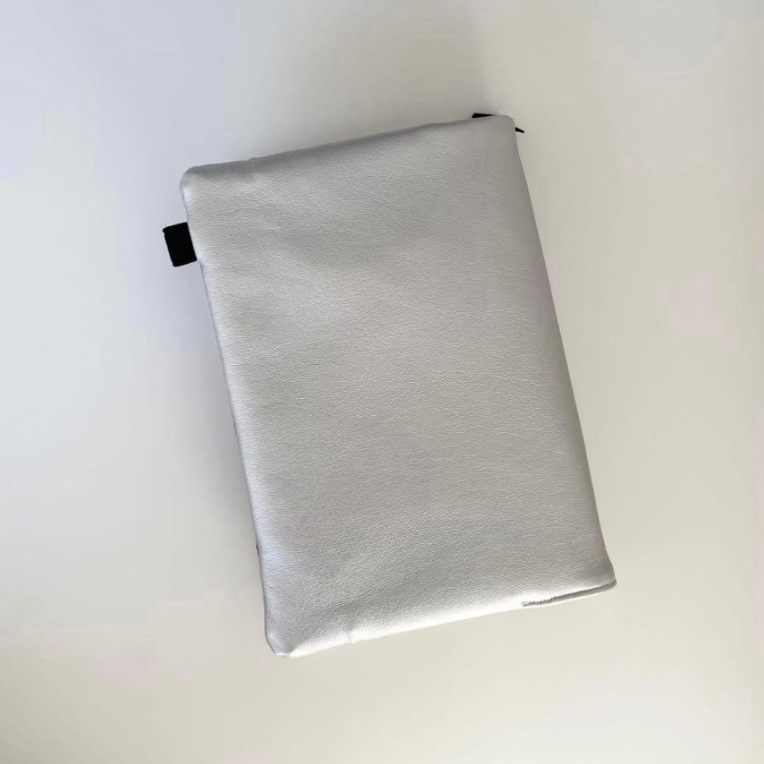 カルパッチョ　韓国　バインダー　カバー　貯金　シルバー　黒　チェック　3