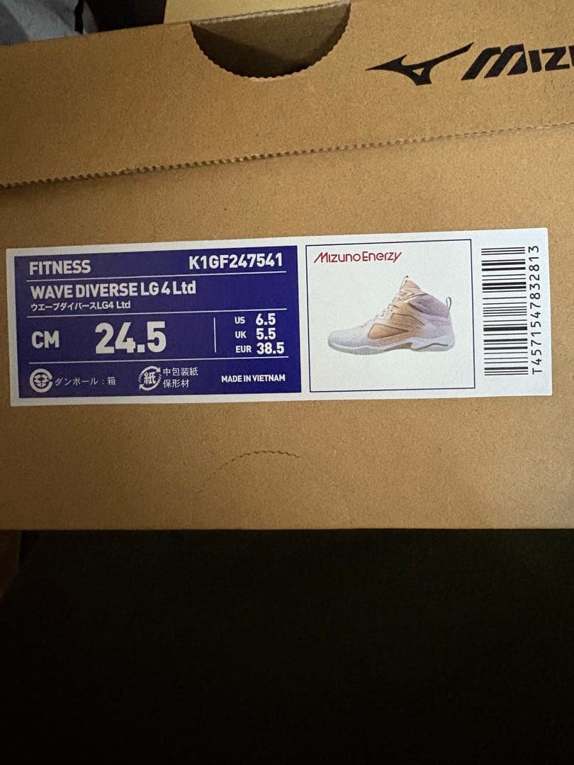 ミズノ フィットネスシューズ 24.5cm 新品エアロ zumba