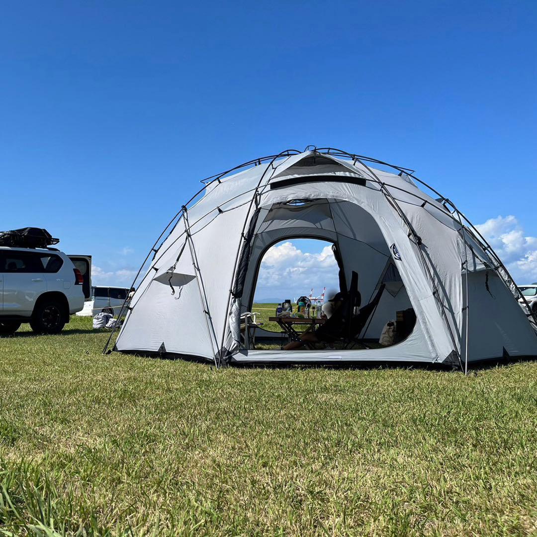 モビガーデン　コマンダー245 グレー　グランドシート付