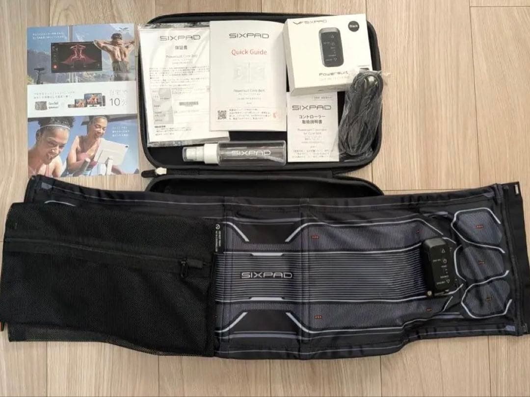 【フルセット】シックスパッド パワースーツ コアベルト　サイズM