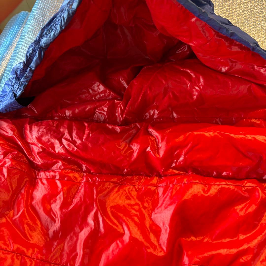 希少 日本製　国産布団メーカー　サンモト　シュラフ ホワイトグースダウン　寝袋