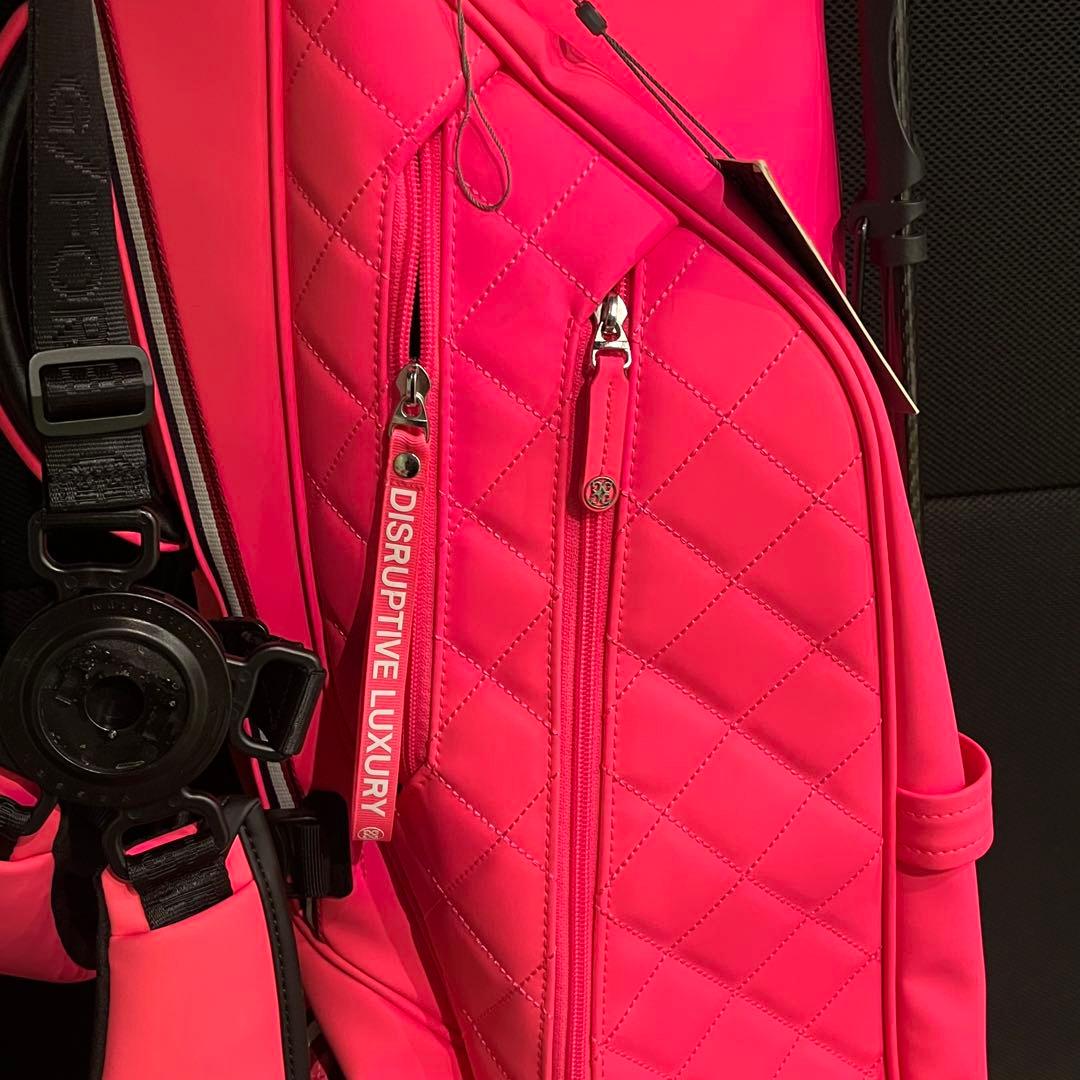 【訳アリ】VESSEL×G/FORE 別注ピンク キャディバッグ