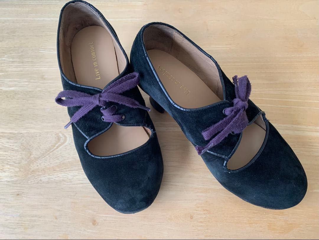 フラメンコシューズ　senovilla セノビージャ 23.5 黒