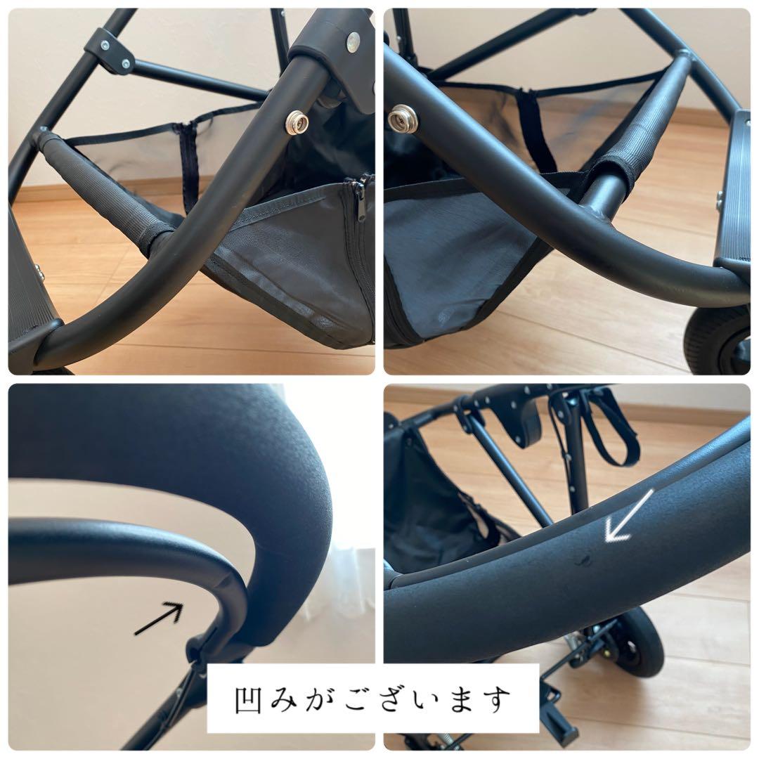 【美品】エアバギー 黒 AIRBUGGY ココブレーキ フレームのみ 犬カート