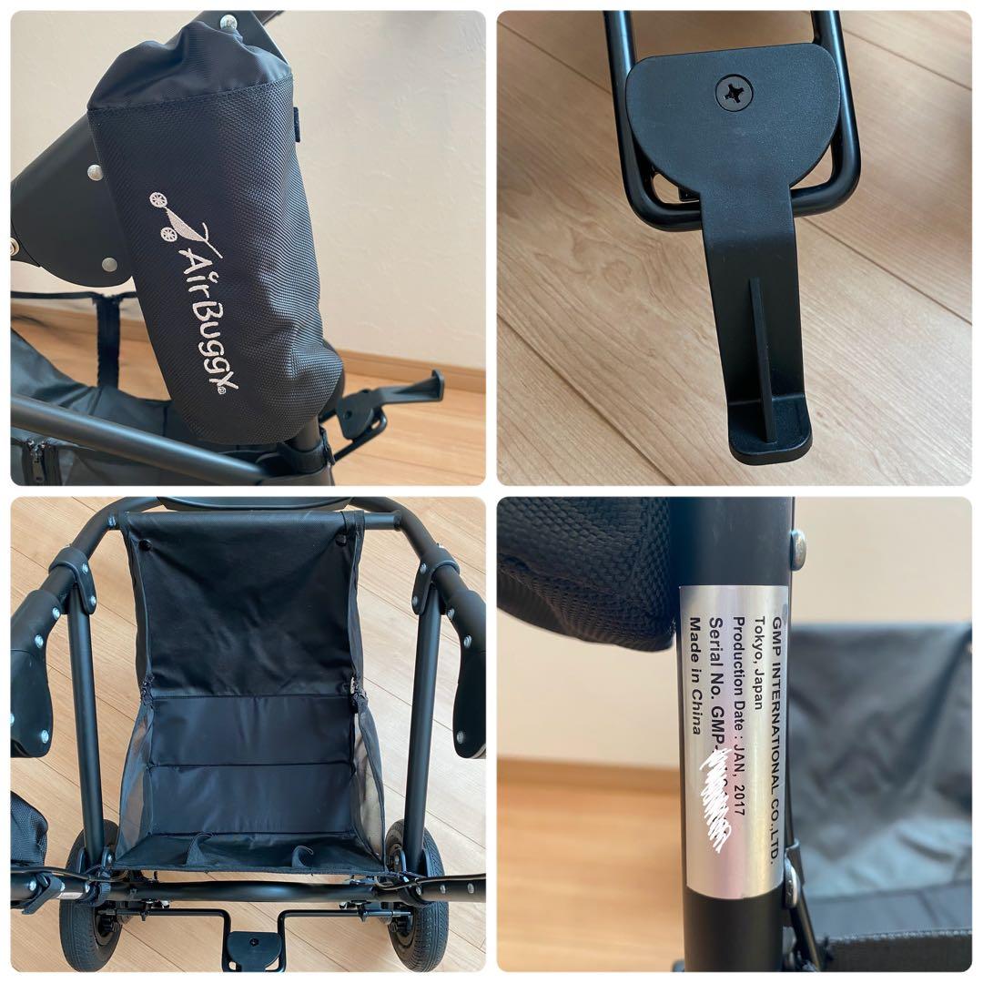 【美品】エアバギー 黒 AIRBUGGY ココブレーキ フレームのみ 犬カート